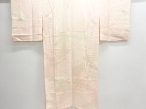 絞り　手箱模様織出し単衣長襦袢